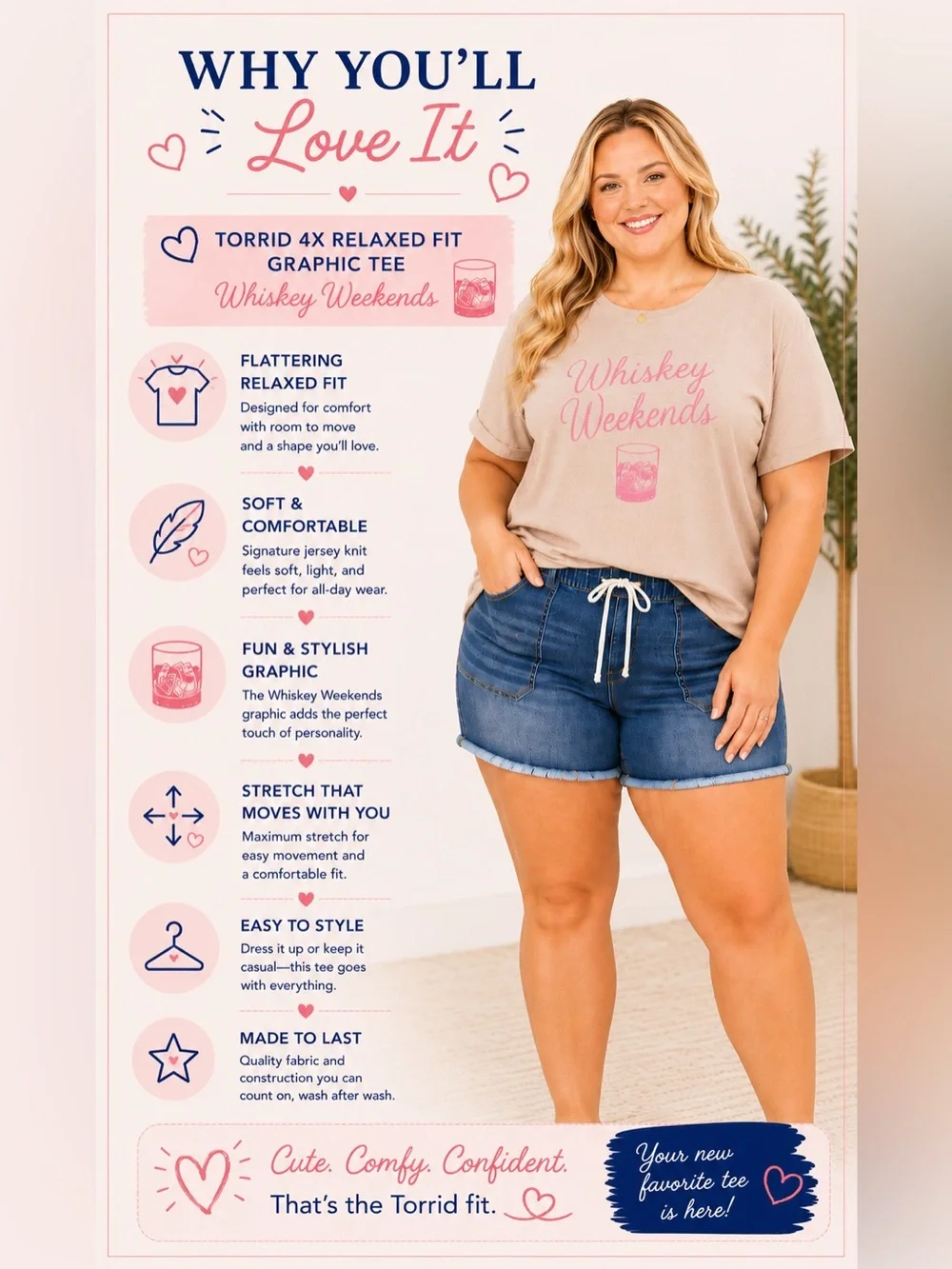 Torrid 4X Relaxed Fit Graphic Tee